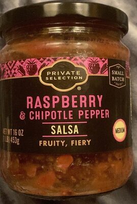 Medium Raspberry & Chipotle Pepper Salsa, Medium Raspberry & Chipotle Pepper
