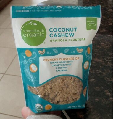 Coconut Cashew Granola Clusters, Coconut Cashew