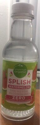 Watermelon Flavored Splish Water Beverage, Watermelon