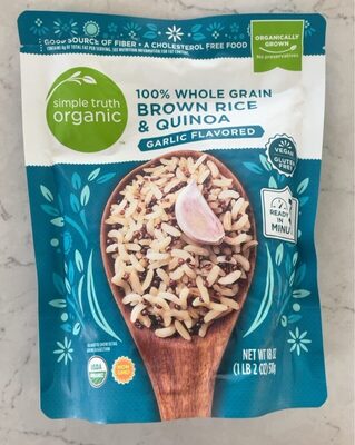 Garlic Flavored 100% Whole Grain Brown Rice & Quinoa, Garlic