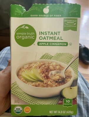 Apple Cinnamon Instant Oatmeal, Apple Cinnamon