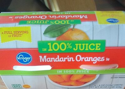 Mandarin Oranges In 100% Juice, Mandarin Oranges