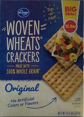 Original Woven Wheats Crackers, Original