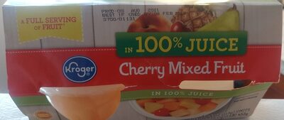 Cherry Mixed Fruit In 100% Juice, Cherry Mixed Fruit