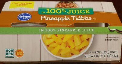 Pineapple Tidbits Juice, Pineapple