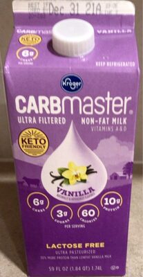 Vanilla Flavored Ultra Filtered Non-Fat Milk, Vanilla