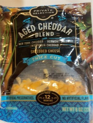 Aged Cheddar Blend Thin Cut Shredded Cheese, Aged Cheddar Blend
