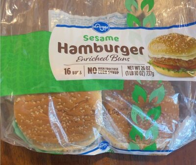 Sesame Enriched Hamburger Buns, Sesame