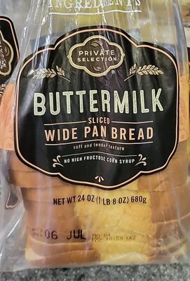 Buttermilk Sliced Wide Pan Bread, Buttermilk