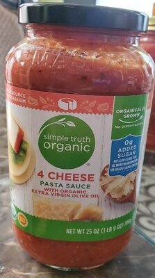 4 Cheese Pasta Sauce With Extra Virgin Olive Oil, 4 Cheese