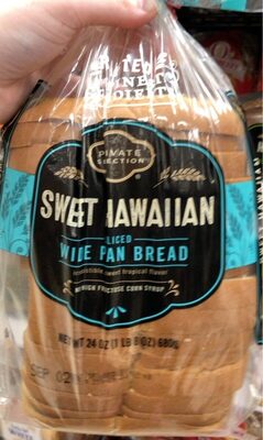 Sweet Hawaiian Sliced Wide Pan Bread, Sweet Hawaiian