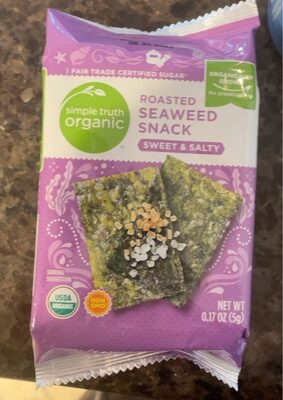 Sweet & Salty Roasted Seaweed Snack, Sweet & Salty