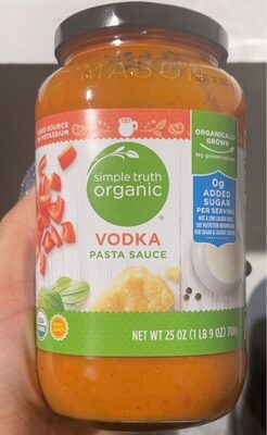 Vodka Pasta Sauce, Vodka