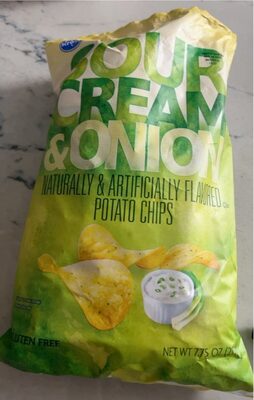 Sour Cream & Onion Flavored Potato Chips, Sour Cream & Onion