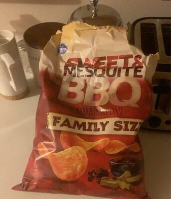 Sweet & Mesquite BBQ Flavored Potato Chips, Sweet & Mesquite BBQ