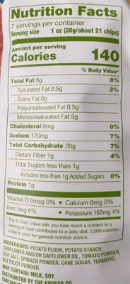 Sea Salt Veggie Chips, Sea Salt