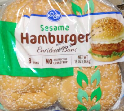 Sesame Enriched Hamburger Buns, Sesame