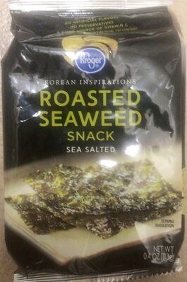 Sea Salted Roasted Seaweed Snack, Sea Salted Roasted Seaweed