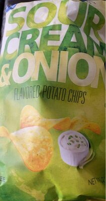 Sour Cream & Onion Flavored Potato Chips, Sour Cream & Onion