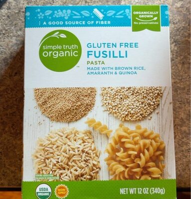Gluten Free Pasta, Fusilli