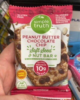 Peanut Butter Chocolate Chip Soft Seed & Nut Bar, Peanut Butter Chocolate Chip