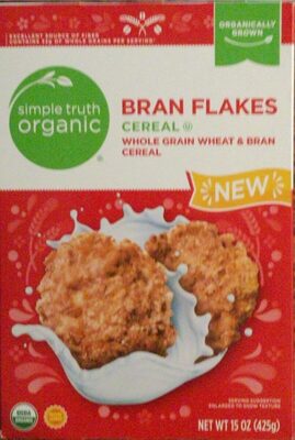 Bran Flakes Whole Grain Wheat & Bran Cereal, Bran Flakes