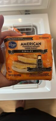 American Pasteurized Prepared Cheese Product Singles, American