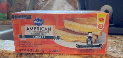American Singles Pasteurized Prepared Cheese Product, American