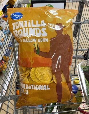 Traditional Gold Yellow Corn Tortilla Rounds, Traditional Gold