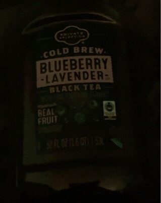 Blueberry Lavender Cold Brew Black Tea, Blueberry Lavender