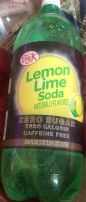 Caffeine Free Lemon Lime Soda, Lemon Lime