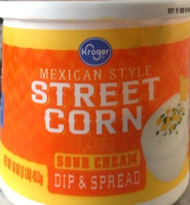 Street Corn Flavored Mexican Style Sour Cream Dip & Spread, Street Corn