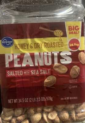 Salted With Sea Salt Honey & Dry Roasted Peanuts, Salted With Sea Salt Honey & Dry Roasted