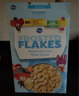 Sweetened Corn Flakes Cereal Frosted Flakes, Sweetened Corn Flakes Cereal