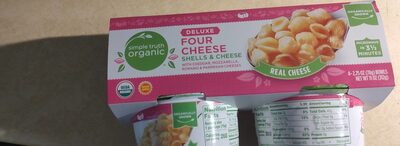 Deluxe Four Cheese Shells & Cheese With Cheddar, Mozzarella, Romano & Parmesan Cheeses, Deluxe Four Cheese
