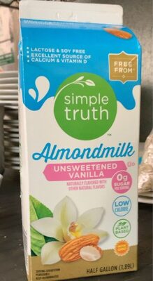 Unsweetened Vanilla Almondmilk, Unsweetened Vanilla
