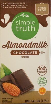 Sweetened Chocolate Almondmilk, Sweetened Chocolate