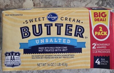 Unsalted Butter, Unsalted