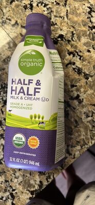 Half & Half Milk & Cream, Half & Half