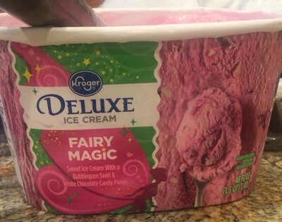 Fairy Magic Sweet Ice Cream With A Bubblegum Swirl & White Chocolaty Candy Pieces, Fairy Magic