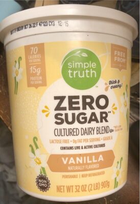Vanilla Cultured Dairy Blend, Vanilla
