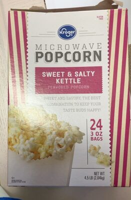Sweet & Salty Kettle Flavored Microwave Popcorn, Sweet & Salty Kettle