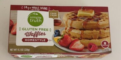 Homestyle Gluten Free Waffles, Homestyle