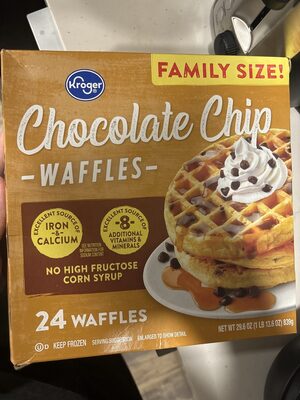 Chocolate Chip Waffles, Chocolate Chip