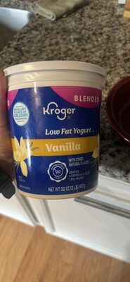 Blended Vanilla Flavored Lowfat Yogurt, Blended Vanilla