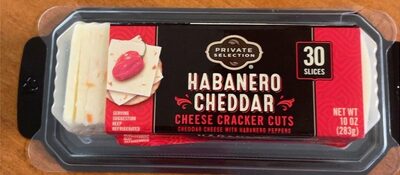 Habanero Cheddar Cheese Cracker Cuts, Habanero Cheddar