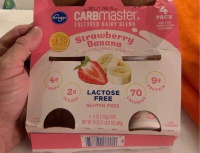 Strawberry Banana Cultured Dairy Blend, Strawberry Banana