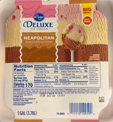 Neapolitan Deluxe Ice Cream, Neapolitan
