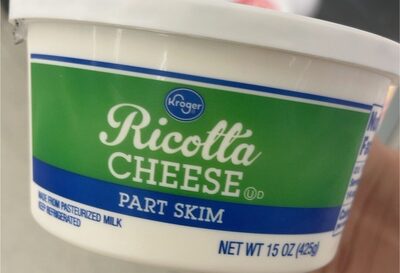 Ricotta Part Skim Cheese, Ricotta