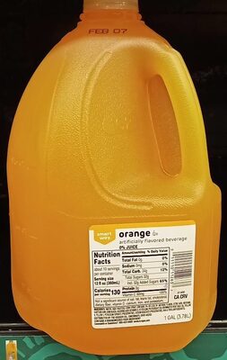Orange Beverage, Orange